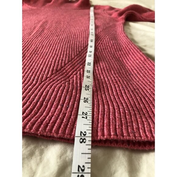 Talbots Pink Cowl Neck Knit Sweater Women's L Feminine Coquette Easter Church - Picture 6 of 6